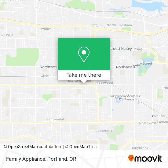 Family Appliance map