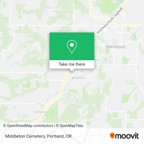 Middleton Cemetery map
