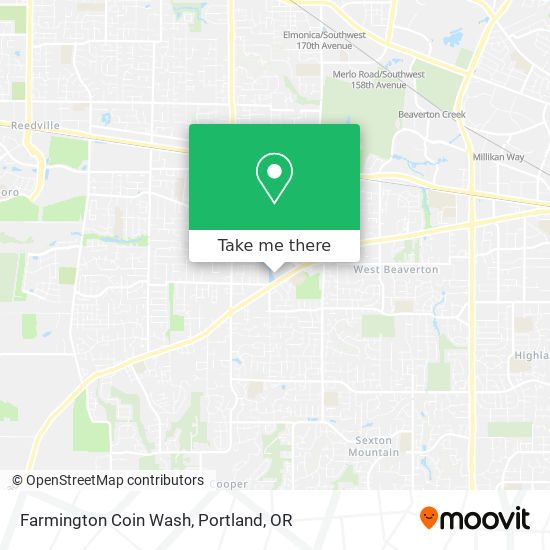 Mapa de Farmington Coin Wash