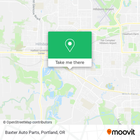 Mapa de Baxter Auto Parts