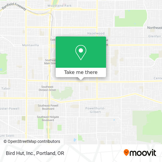 Bird Hut, Inc. map