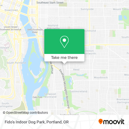Mapa de Fido's Indoor Dog Park