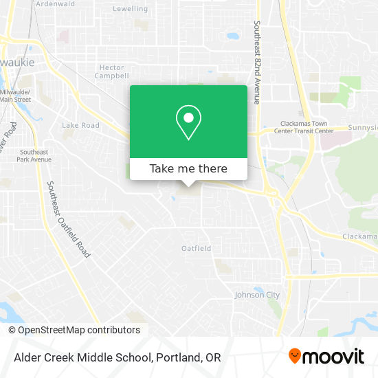 Mapa de Alder Creek Middle School