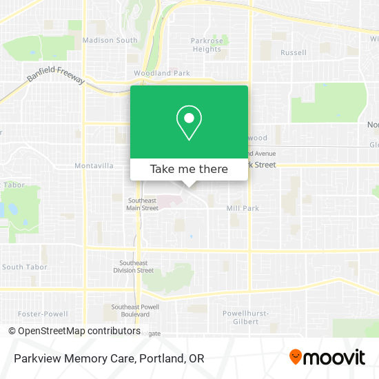 Parkview Memory Care map