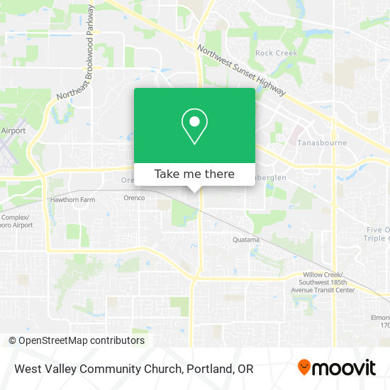 West Valley Community Church map