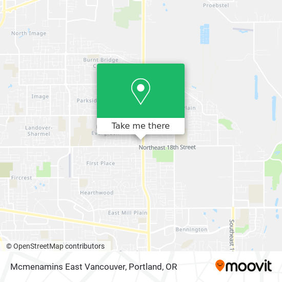 Mapa de Mcmenamins East Vancouver