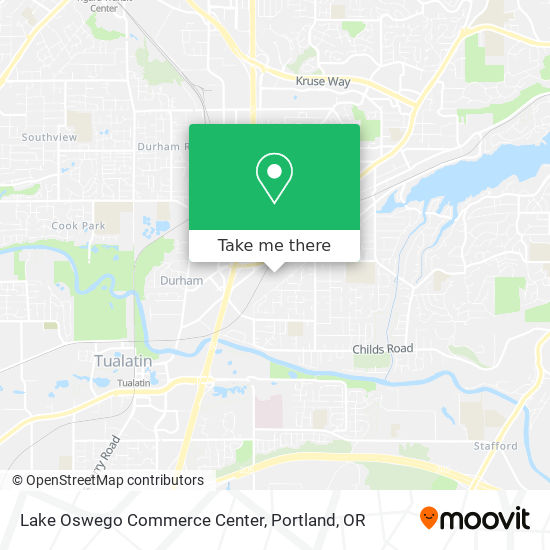 Mapa de Lake Oswego Commerce Center