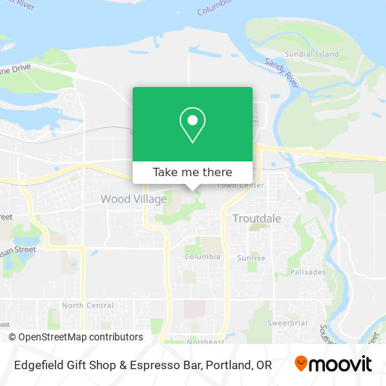 Edgefield Gift Shop & Espresso Bar map