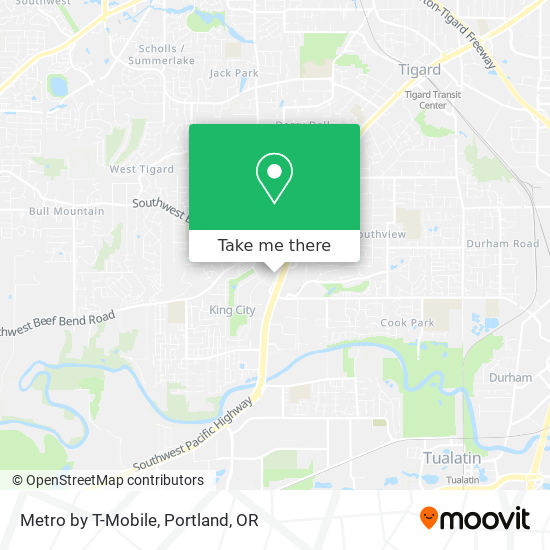 Metro by T-Mobile map