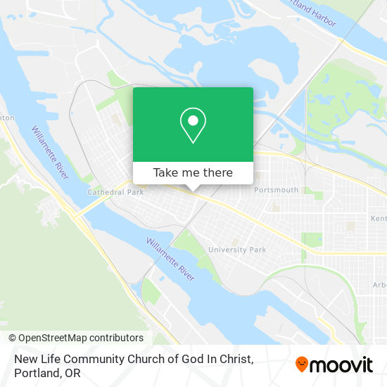 New Life Community Church of God In Christ map