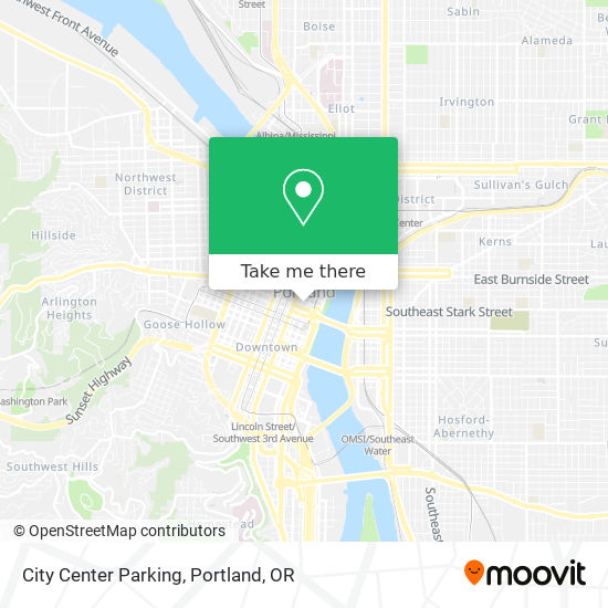 City Center Parking map