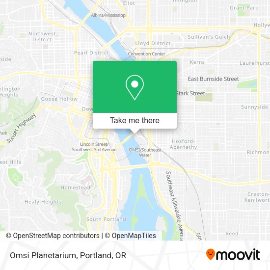 Mapa de Omsi Planetarium