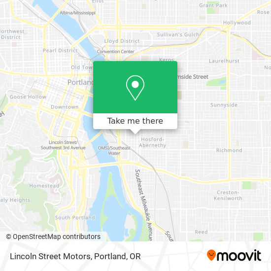 Lincoln Street Motors map