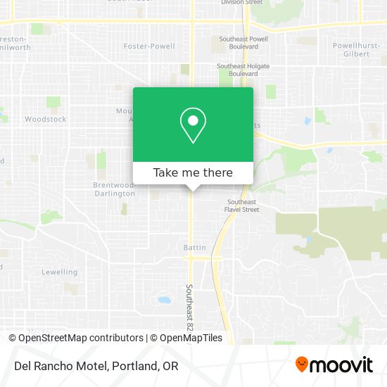 Mapa de Del Rancho Motel