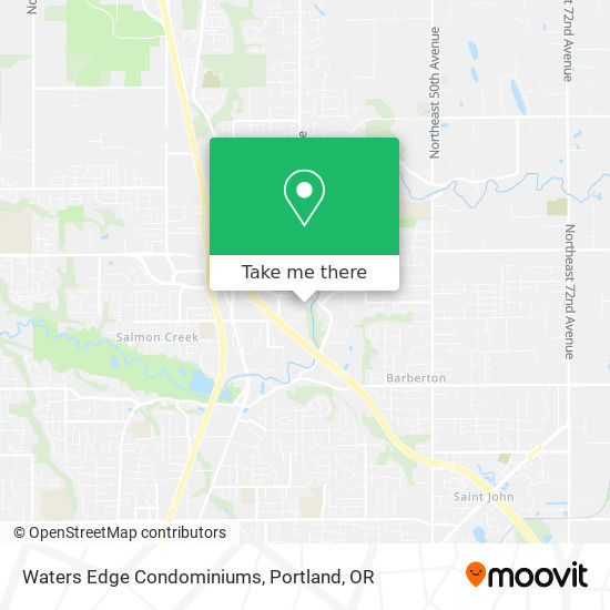 Waters Edge Condominiums map