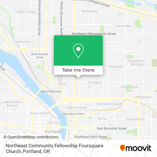 Mapa de Northeast Community Fellowship Foursquare Church