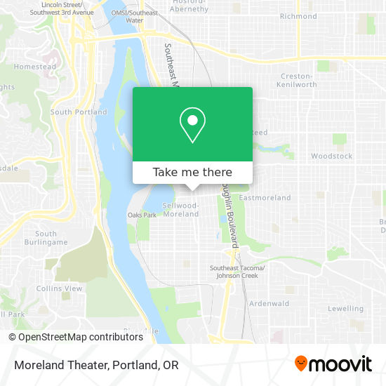 Moreland Theater map