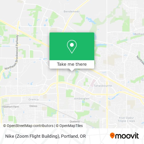 Mapa de Nike (Zoom Flight Building)