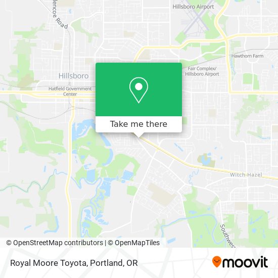 Royal Moore Toyota map