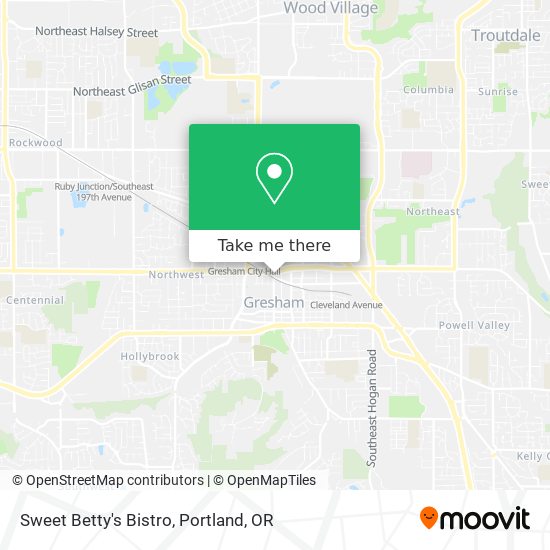 Mapa de Sweet Betty's Bistro