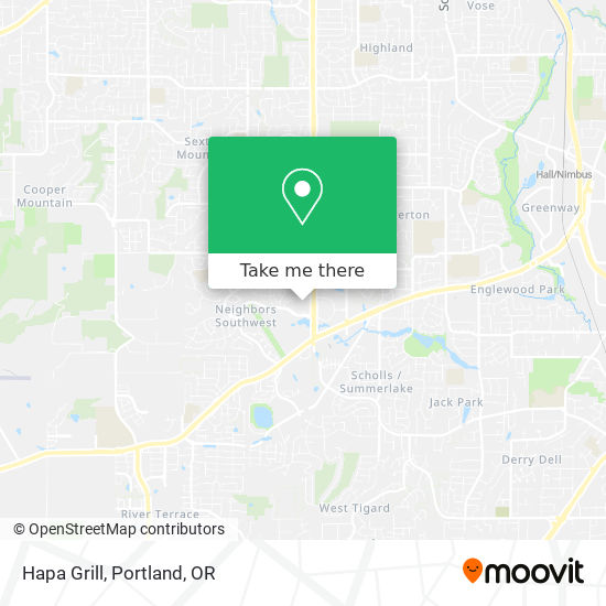 Hapa Grill map