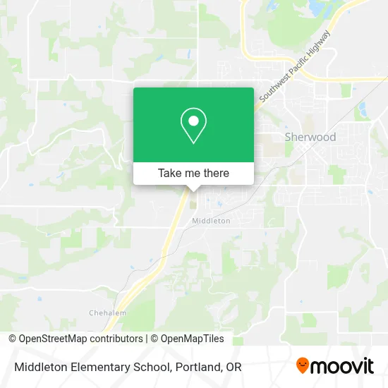 Middleton Elementary School map