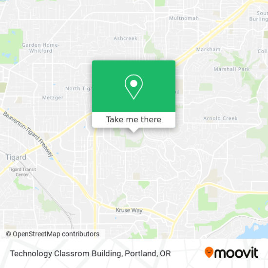 Technology Classrom Building map