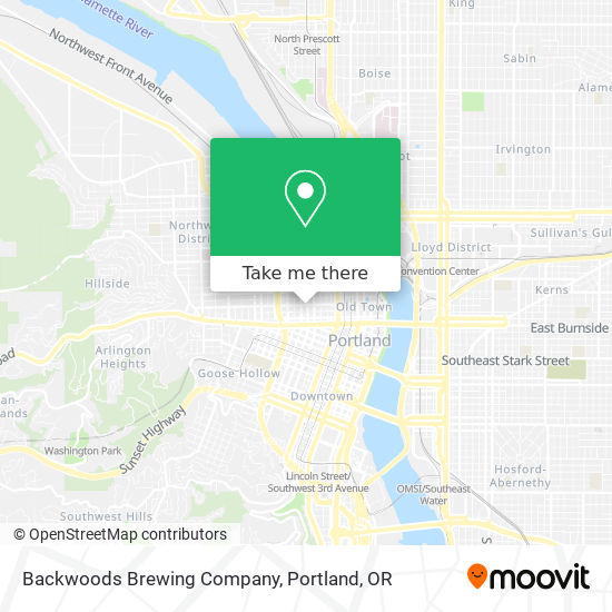 Mapa de Backwoods Brewing Company