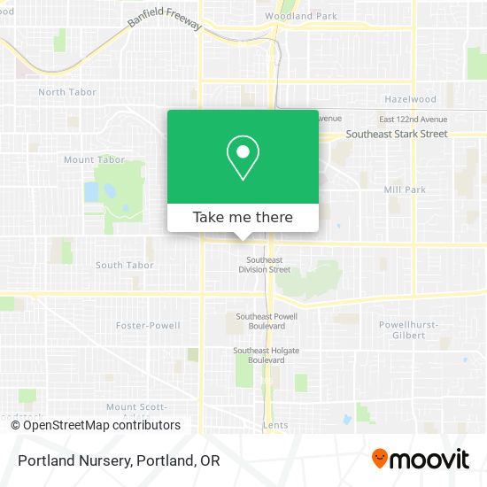 Mapa de Portland Nursery