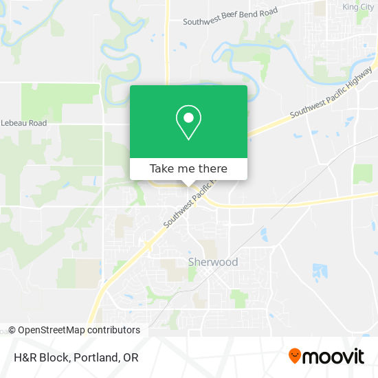 H&R Block map