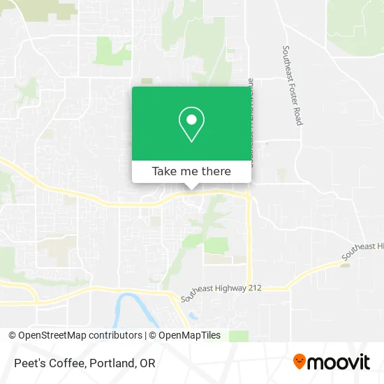 Peet's Coffee map