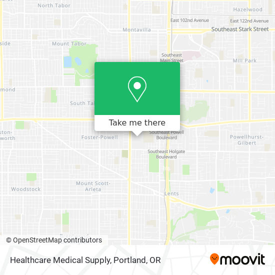 Healthcare Medical Supply map