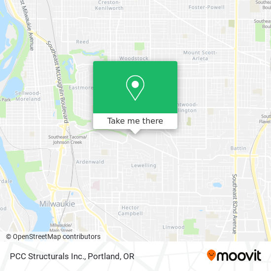 PCC Structurals Inc. map