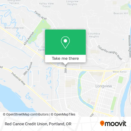 Mapa de Red Canoe Credit Union