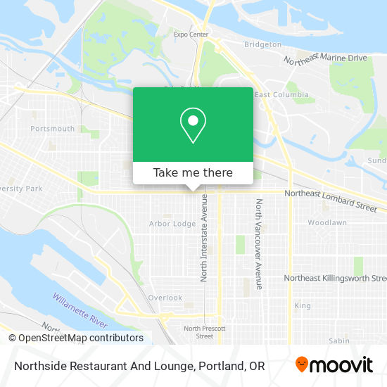 Mapa de Northside Restaurant And Lounge