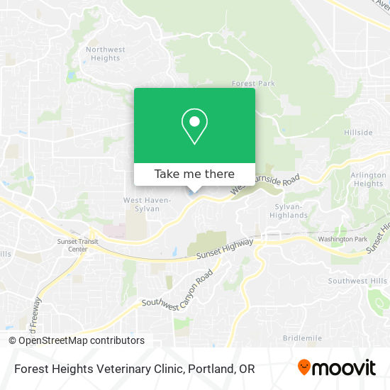 Mapa de Forest Heights Veterinary Clinic