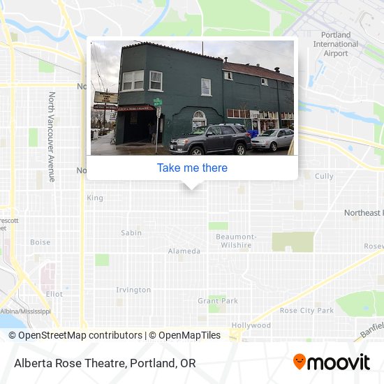 Mapa de Alberta Rose Theatre