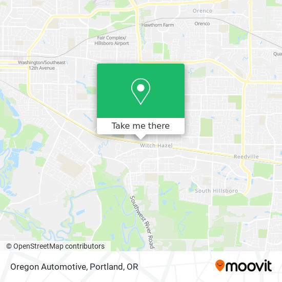 Mapa de Oregon Automotive