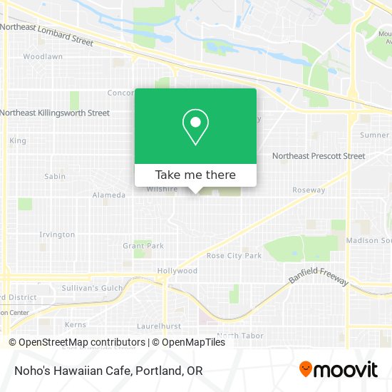 Noho's Hawaiian Cafe map