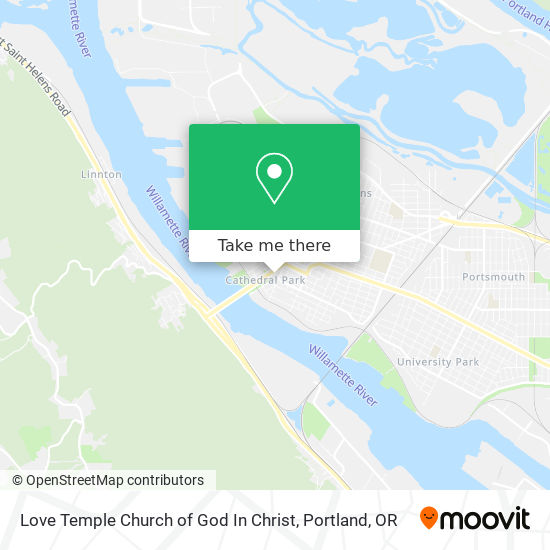 Mapa de Love Temple Church of God In Christ