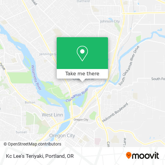 Mapa de Kc Lee's Teriyaki