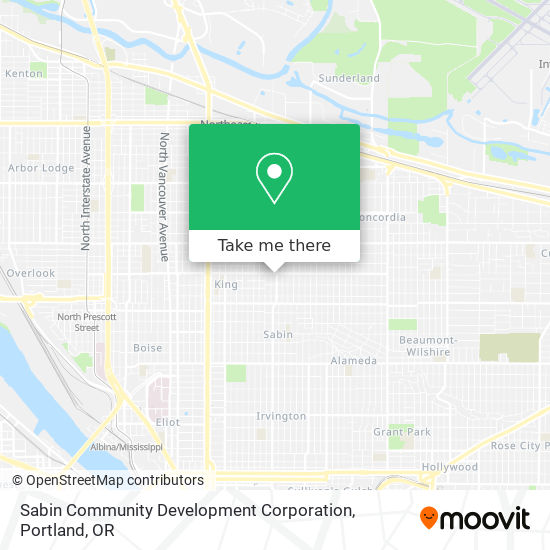 Sabin Community Development Corporation map