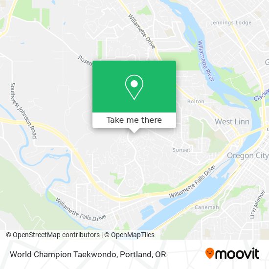 Mapa de World Champion Taekwondo