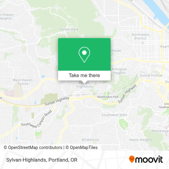 Sylvan-Highlands map