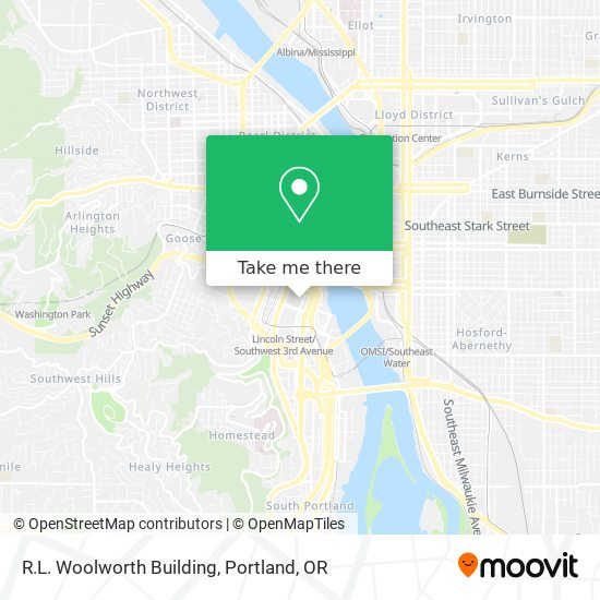 R.L. Woolworth Building map