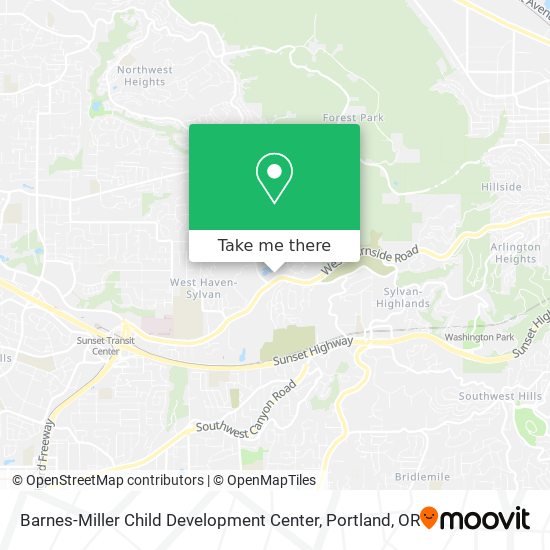 Mapa de Barnes-Miller Child Development Center