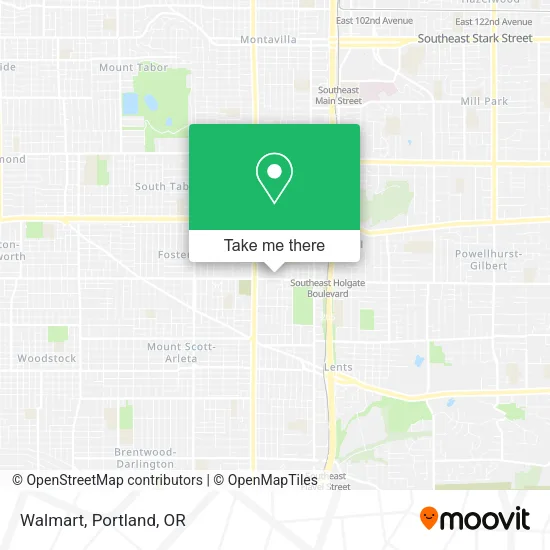 Mapa de Walmart