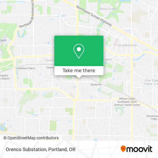 Orenco Substation map