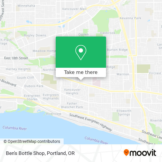 Ben's Bottle Shop map