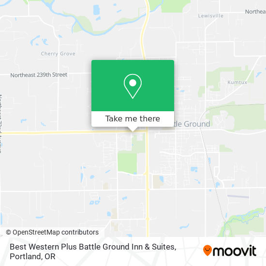 Mapa de Best Western Plus Battle Ground Inn & Suites